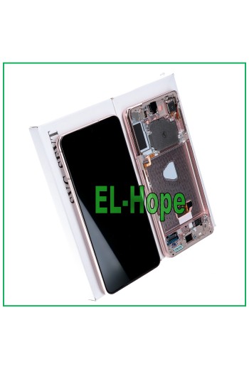 Écran LCD d origine + cadre Samsung Galaxy S21 Plus SM-G996 Écran tactile violet