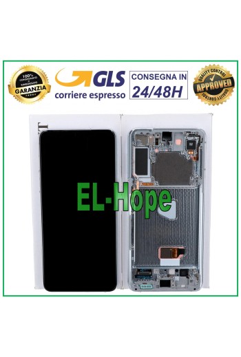 Cadre d affichage d origine Samsung Galaxy S21+ Plus SM-G996 Écran tactile Argenté