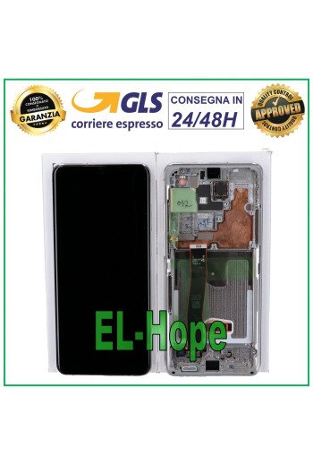 Écran LCD tactile d origine Samsung Galaxy S20 Ultra SM-G988, blanc
