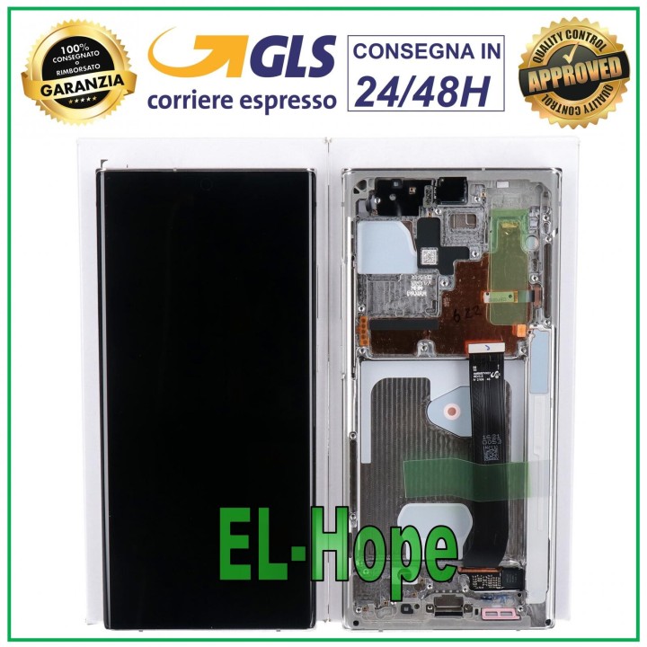 Écran d origine Samsung Note 20 Ultra SM-N985 N986 F tactile blanc GH82-23622C