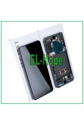 Écran LCD d origine + cadre Samsung Galaxy S21 SM-G991 Écran tactile Noir Gris