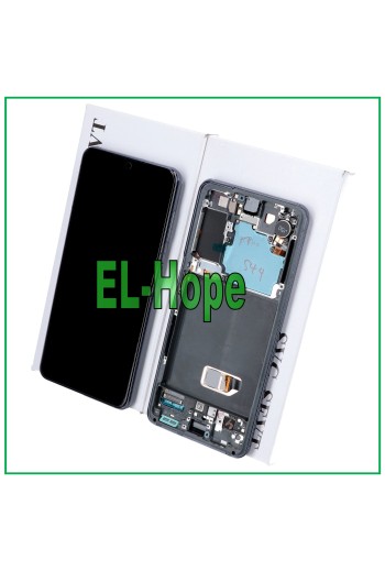 Écran LCD d origine + cadre Samsung Galaxy S21 SM-G991 Écran tactile Noir Gris