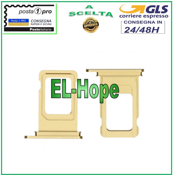 COMPARTIMENT POUR CHARIOT À FENTE PORTE-CARTE NANO SIM APPLE IPHONE 11 BOÎTIER DE CARTE OR