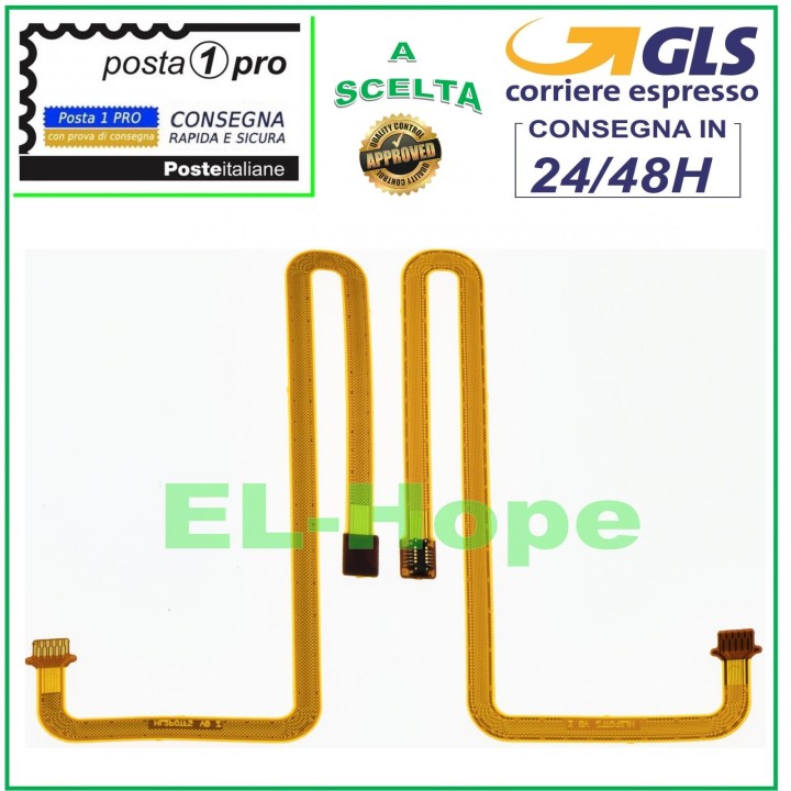 Câble plat flexible pour lecteur d empreintes digitales Huawei P Smart Plus 2019 POT-LX1T