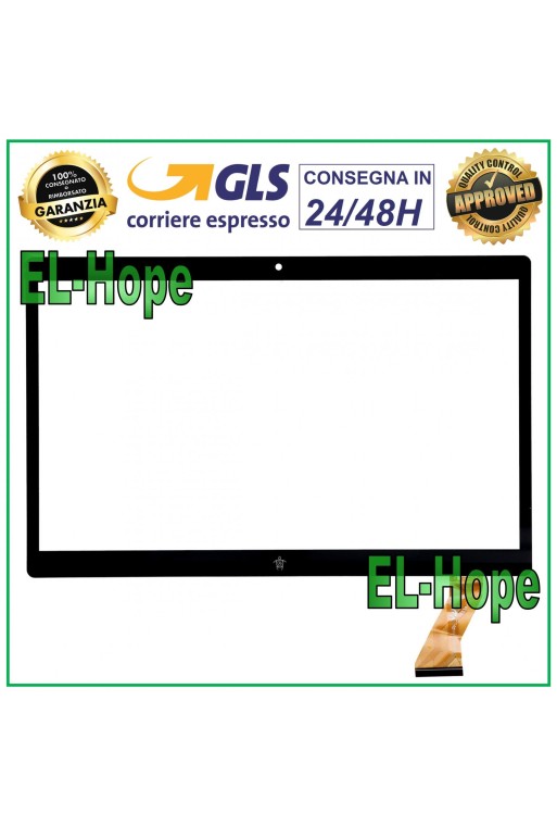 Vitre tactile Mediacom SmartPad Pro 11,6 Azimut 2 M-SP1AZ2P Noir d origine
