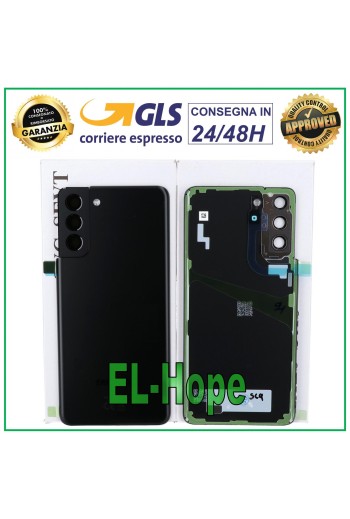 Cache batterie arrière noir d origine pour Samsung Galaxy S21 Plus SM-G996