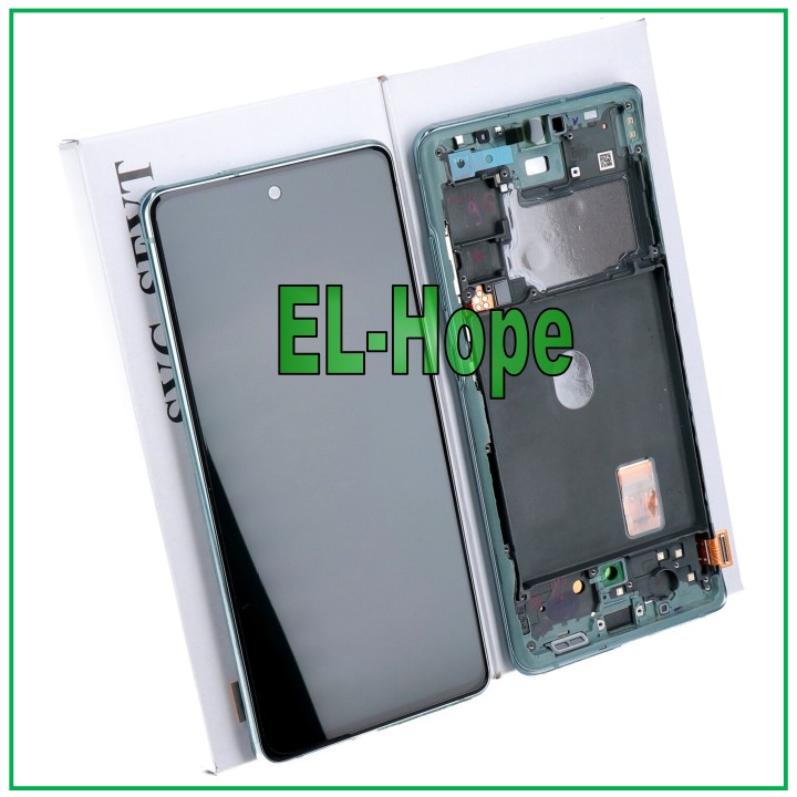 Cadre d origine, e'cran tactile vert pour Samsung S20 FE SM-G780F (GH82-24220D)