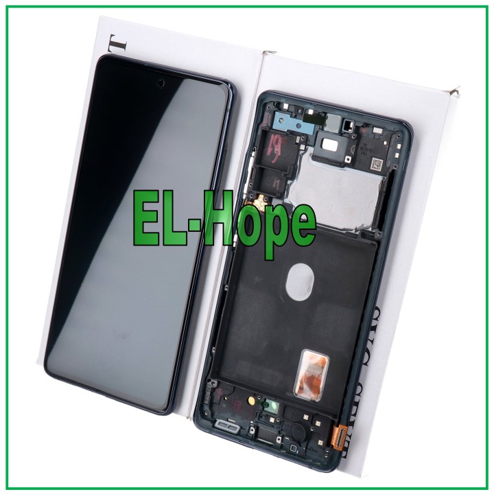 Écran LCD d origine Samsung Galaxy S20 FE SM-G780F tactile bleu marine