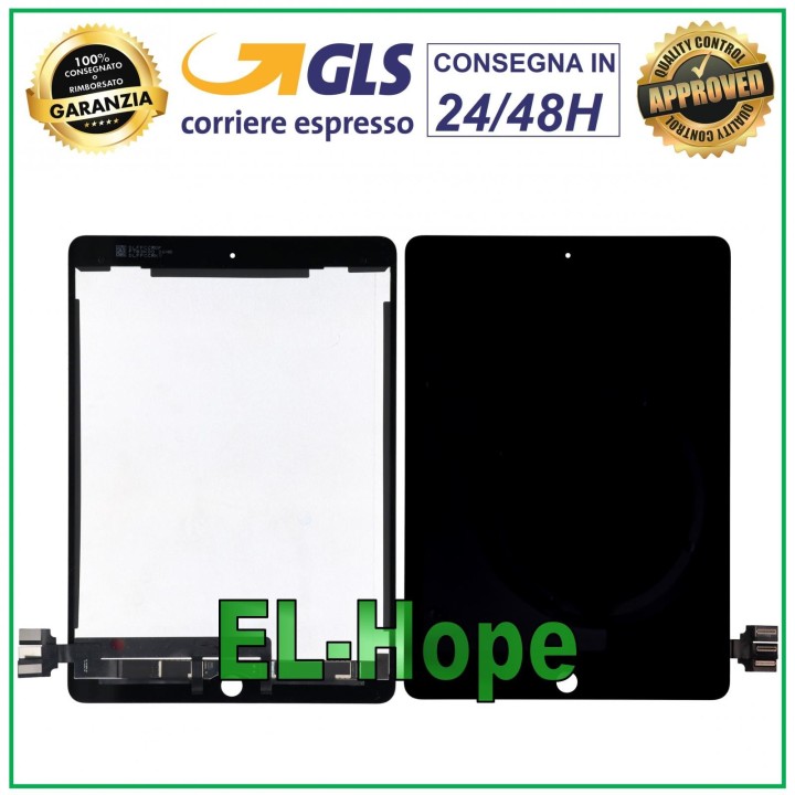 Écran tactile LCD pour Apple iPad Pro 9.7 (2016) A1673 A1674 A1675 Noir