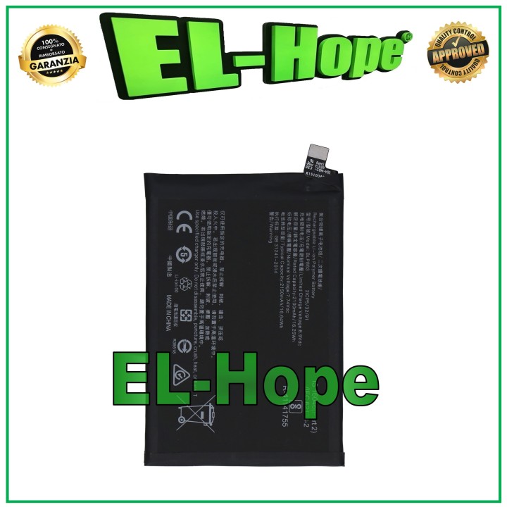 Batterie BLP863 pour Oppo Reno 6 4G 5G PEQM00 CPH2251 CPH2235 Originale