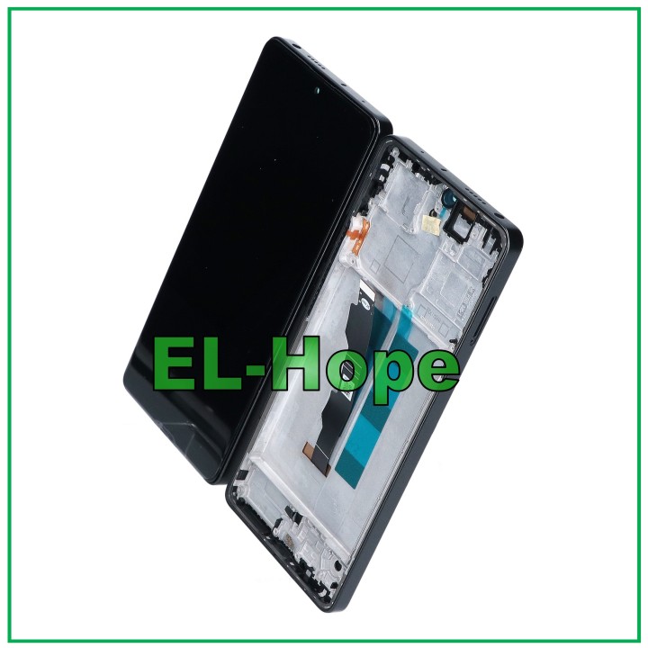 Écran tactile TFT LCD pour Xiaomi Redmi Note 13 Pro 4G 23117RA68G, cadre noir