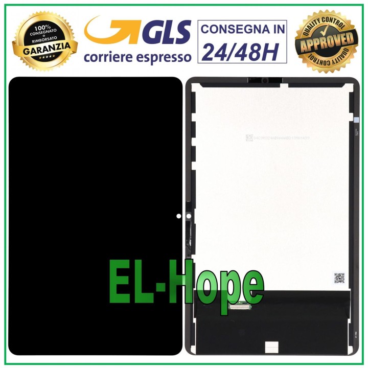Écran LCD tactile en verre pour Huawei MatePad 10,4  LTE 4G BAH3-L09