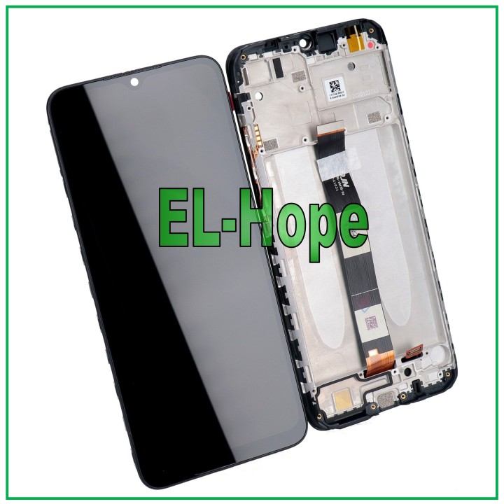 Cadre d e'cran tactile noir pour Xiaomi Redmi 9A (M2006C3LG/M2006C3LC)