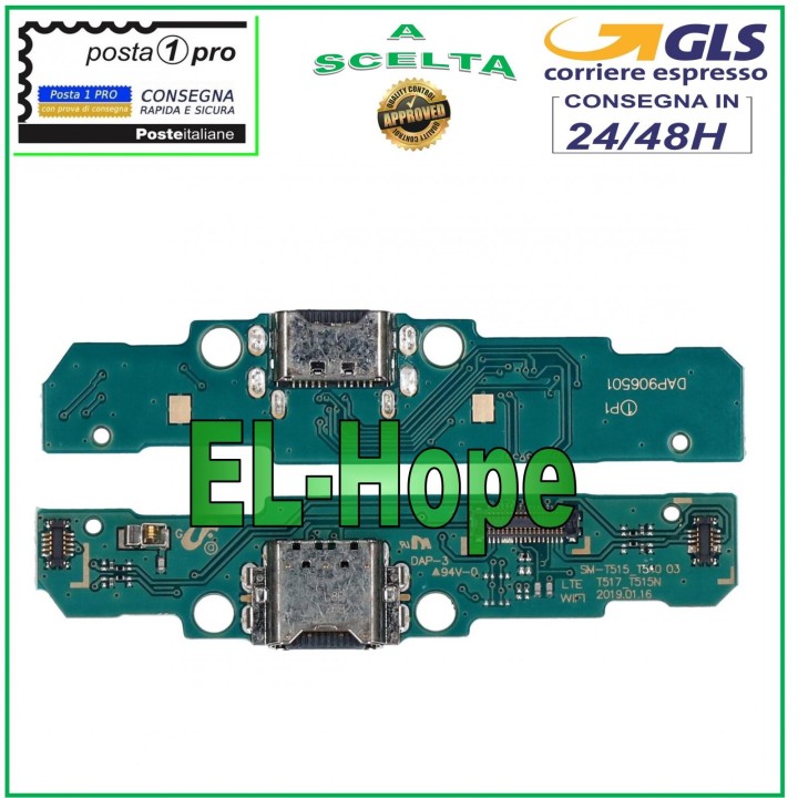 CONNECTEUR DE CHARGE SAMSUNG GALAXY TAB A 2019 10.1 SM T510 T515 PCB DOCK CHARGE