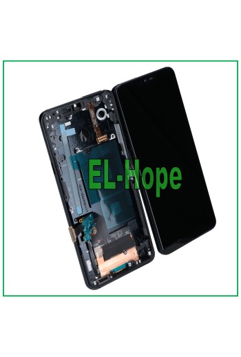 Écran LCD + châssis pour LG G7 ONE G7-FIT LMQ850EM Écran tactile Noir