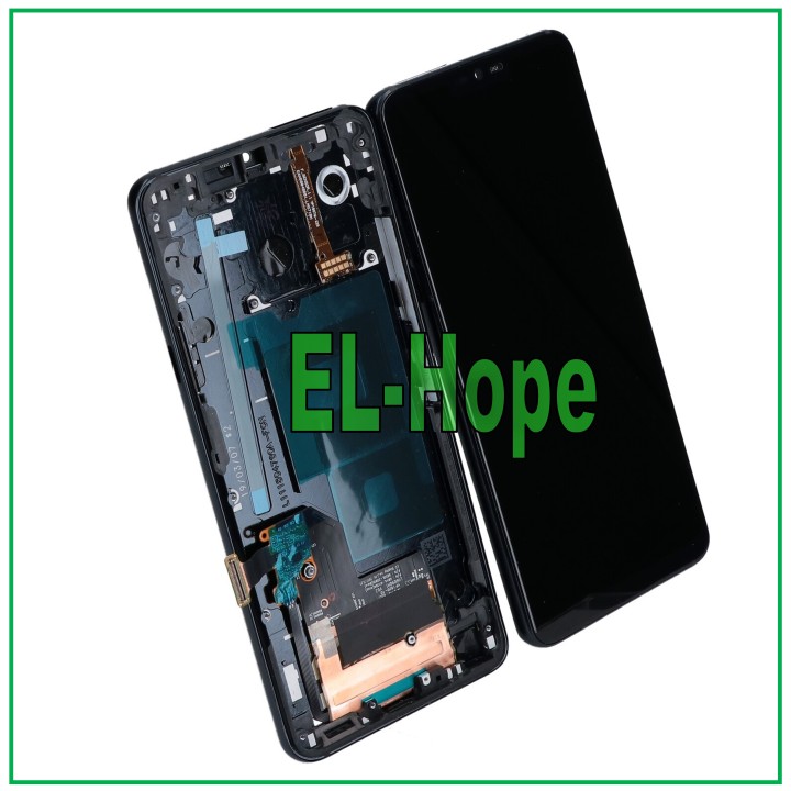 Écran LCD + châssis pour LG G7 ONE G7-FIT LMQ850EM Écran tactile Noir
