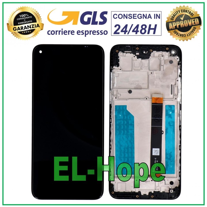 Écran LCD + cadre pour LG K61 LMQ630EAW LMQ630EMW Écran tactile en verre