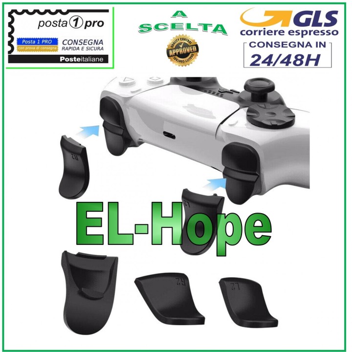 Cache-bouton de jeu L2 R2 pour manette DualSense PS5 Playstation 5