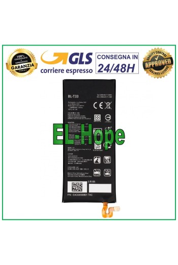 Batterie BL-T33 pour LG Q6 M700A Q6+ PLUS M700H 3000 mAh, qualité équivalente à celle d origine