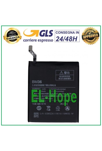 BATTERIE BM36 POUR XIAOMI REDMI MI 5S 3100 mAh 3,85 V ÉGAL À L ORIGINALE