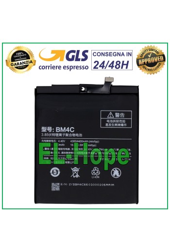 Batterie d origine BM4C pour Xiaomi Mi Mix 4400 mAh 4,40 V