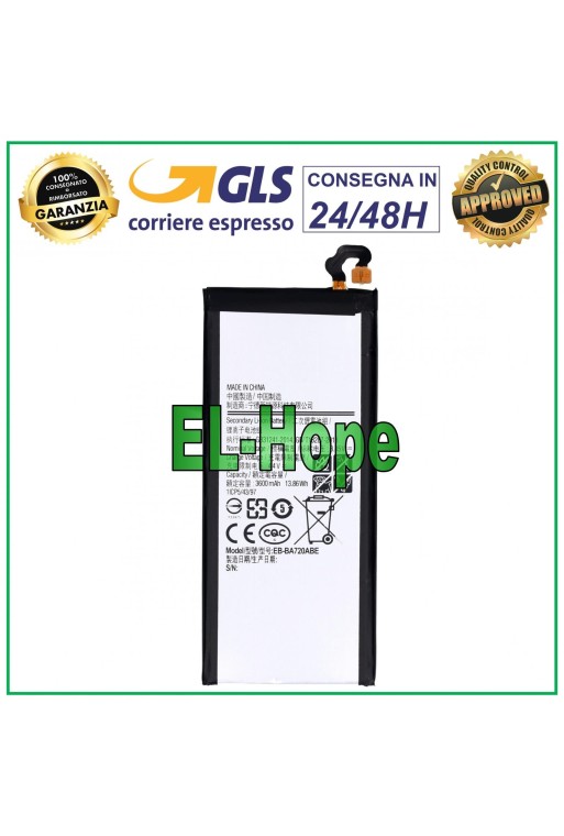 Batterie EB-BA720ABE pour Samsung Galaxy A7 2017 SM-A720 F/FN 3600 mAh