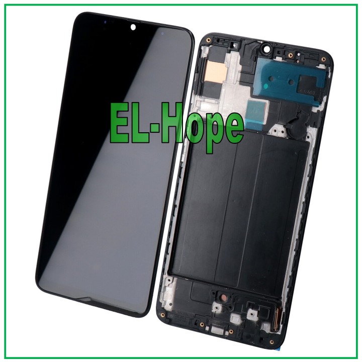 Écran LCD OLED pour Samsung Galaxy A70 SM-A705, e'cran tactile avec cadre en verre