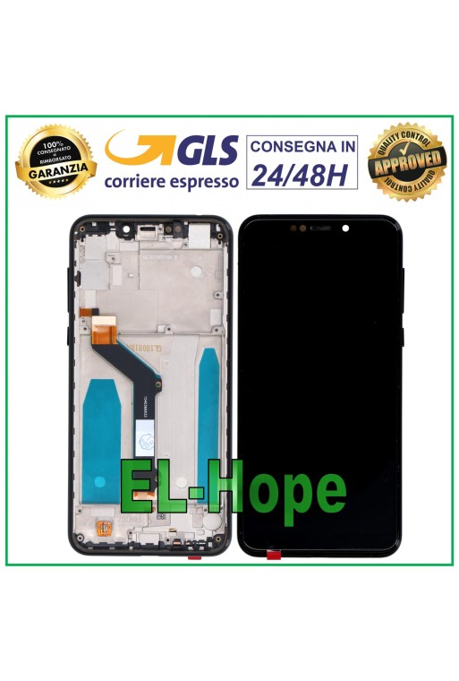 Cadre d écran LCD pour Motorola Moto One P30 Play XT1941, écran tactile en verre noir