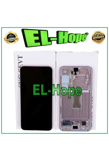 Écran tactile LCD d origine Samsung Galaxy S23 2023 SM-S911 lavande rose clair