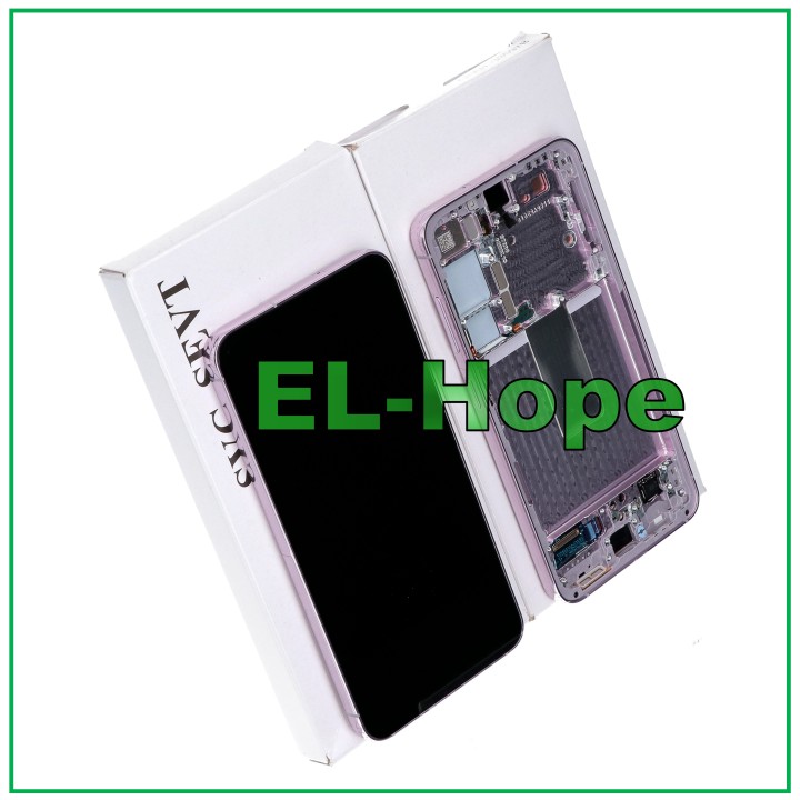 Écran tactile LCD d origine Samsung S23 SM-S911 rose lavande clair GH82-30480D