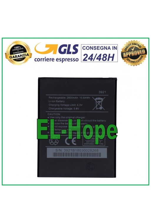 Batterie 1ICP5/58/73 pour Wiko Lenny 5 - Robby 2 2800 mAh