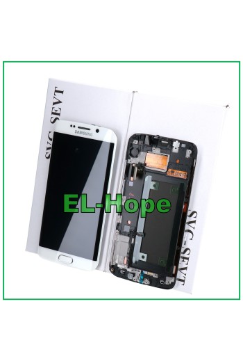 Écran LCD tactile d origine Samsung Galaxy S6 Edge SM-G925F blanc