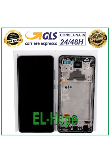 Écran LCD + Tactile 100% Original Samsung Galaxy A72 SM A725 A726 Cadre Noir