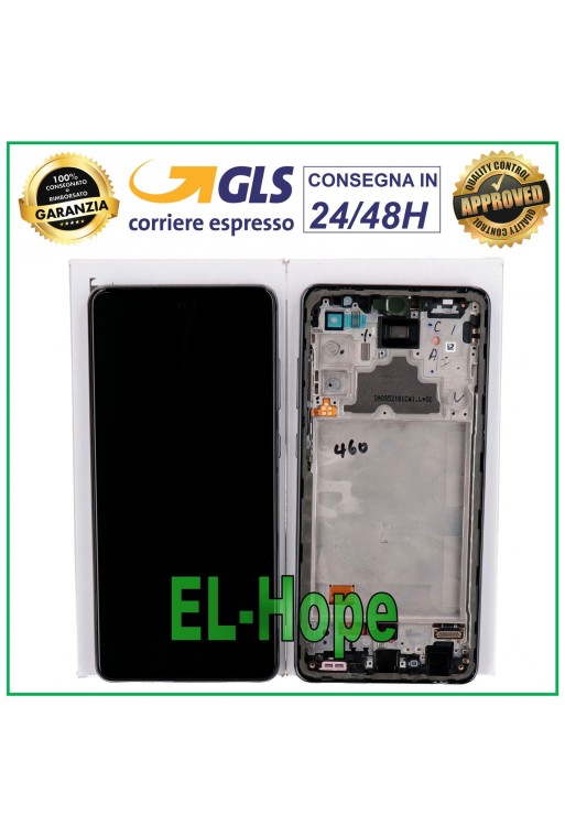 Écran LCD + Tactile 100% Original Samsung Galaxy A72 SM A725 A726 Cadre Noir