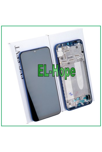 Écran LCD d origine + cadre pour Xiaomi Mi A3 M1906F9 / Mi CC9E, écran tactile bleu