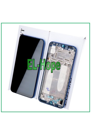 Écran LCD d origine + cadre pour Xiaomi Mi A3 M1906F9 / Mi CC9E, écran tactile bleu