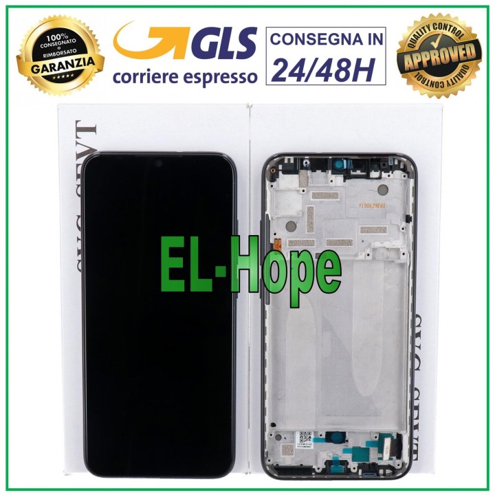 Écran LCD d origine + cadre pour Xiaomi Mi A3 M1906F9 / Mi CC9E, e'cran tactile noir