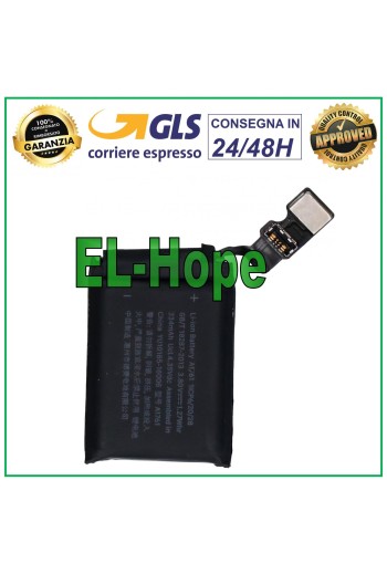Batterie pour Apple Watch Series 2 Gen. A1758 42 mm Batterie A1761 334 mAh