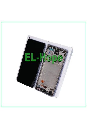 Écran LCD d origine Samsung Galaxy A72 SM A725 A726, cadre tactile violet
