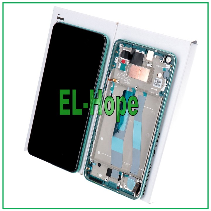 Écran et cadre d origine Xiaomi Mi 11 Lite 4G 5G NE M2101K9AG, verre vert tactile