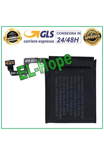 Batterie pour Apple Watch Series 4 Gen. A1977 40 mm Batterie A2058 224,9 mAh