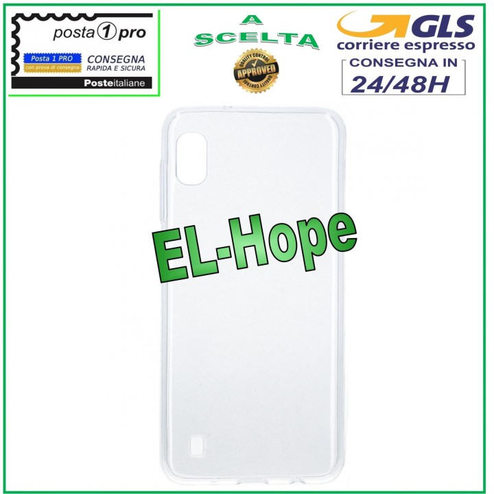 Coque de protection en gel TPU pour Samsung Galaxy A10 SM A105 F, transparente