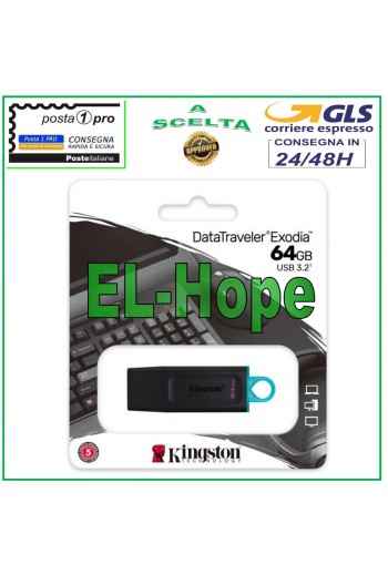 Clé USB Kingston 64 Go Clé USB DTX Originale USB 3.2
