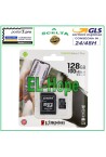 CARTE MÉMOIRE MICRO SD ORIGINALE KINGSTON 128 Go 100 Mo/s CARTE MÉMOIRE EXTERNE