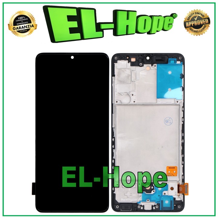 Écran LCD TFT + cadre pour Samsung Galaxy A41 SM-A415 F, e'cran tactile en verre noir