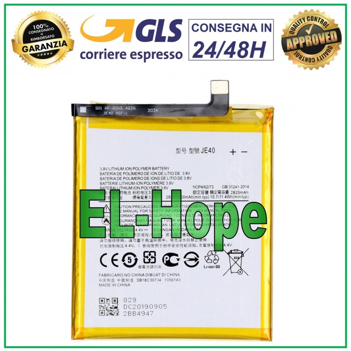 Batterie JE40 pour Motorola Moto One P30 Play XT1941 et G7 Play XT1942