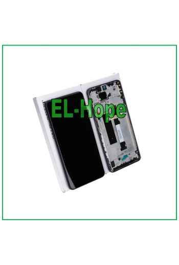 Écran tactile LCD d origine Xiaomi Mi 10T Lite M2007J17G avec cadre en verre bleu