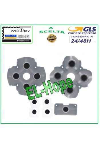 ENSEMBLE DE BOUTONS EN CAOUTCHOUC INTERNES POUR MANETTE PS5 PLAYSTATION 5 JOYPAD EN CAOUTCHOUC