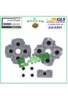 ENSEMBLE DE BOUTONS EN CAOUTCHOUC INTERNES POUR MANETTE PS5 PLAYSTATION 5 JOYPAD EN CAOUTCHOUC