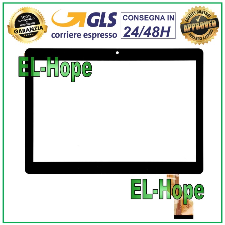Écran tactile en verre pour tablette Mediatek Meberry M6 MJK-1102, nume'riseur d origine noir